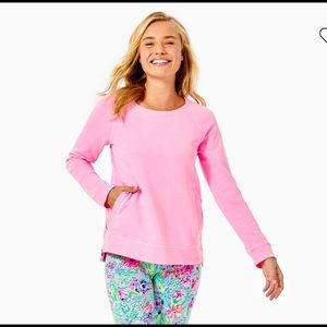 Lilly Pulitzer Luxletic Beach Comber Pullover Pink